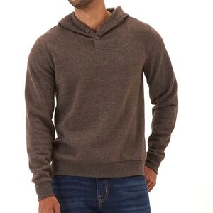 KIERAN TRIBLEND FLEECE‎ HENLEY HOODIE